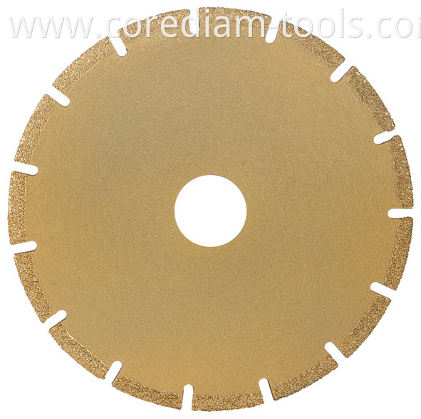 Segmented Vacuum Brazed Blade